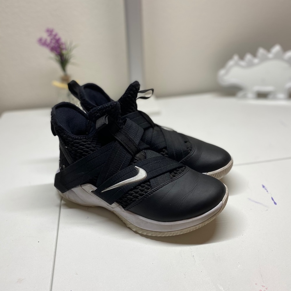 Women’s or mens black lebrons sneaker shoe